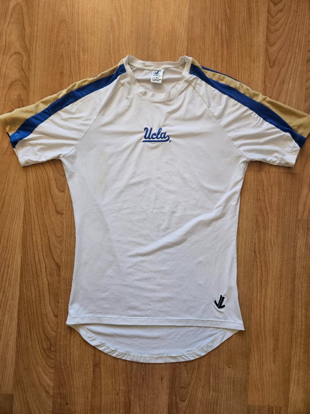 Men's JL Racing Rowing UCLA Athletic Tee with Blue and Gold Accents - Medium
